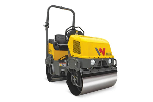 Wacker RD12-90 Tandem Roller with Foldable Rops